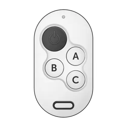 CONTROLE XTR 1004 BRANCO/PRETO 4 BOTOES - INTELBRAS