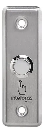 ACIONADOR ABERTURA INOX EMBUTIR BT 5001 - INTELBRAS