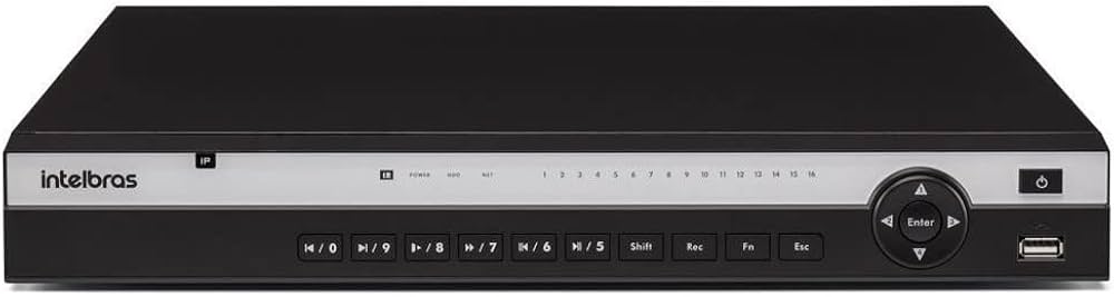 GRAVADOR DIGITAL DE VIDEO NVD 3316-P 16 CANAIS POE - INTELBRAS