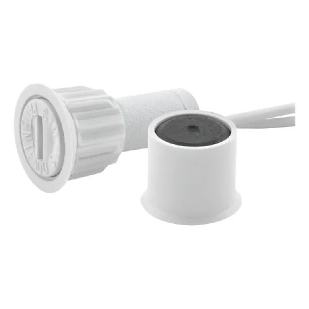 SENSOR MAGNÉTICO EMBUTIR COM BUCHA BRANCO - STILUS