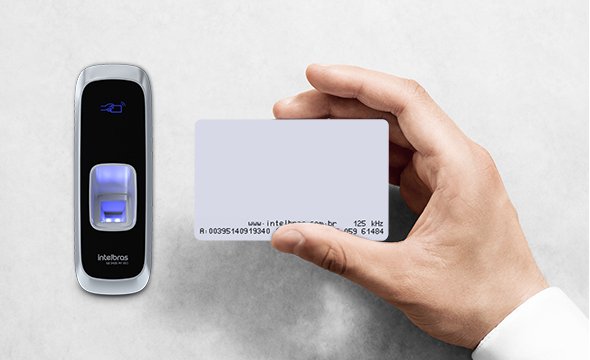 LEITOR BIOMÉTRICO COM RFID LE 3420 MF BIO - INTELBRAS