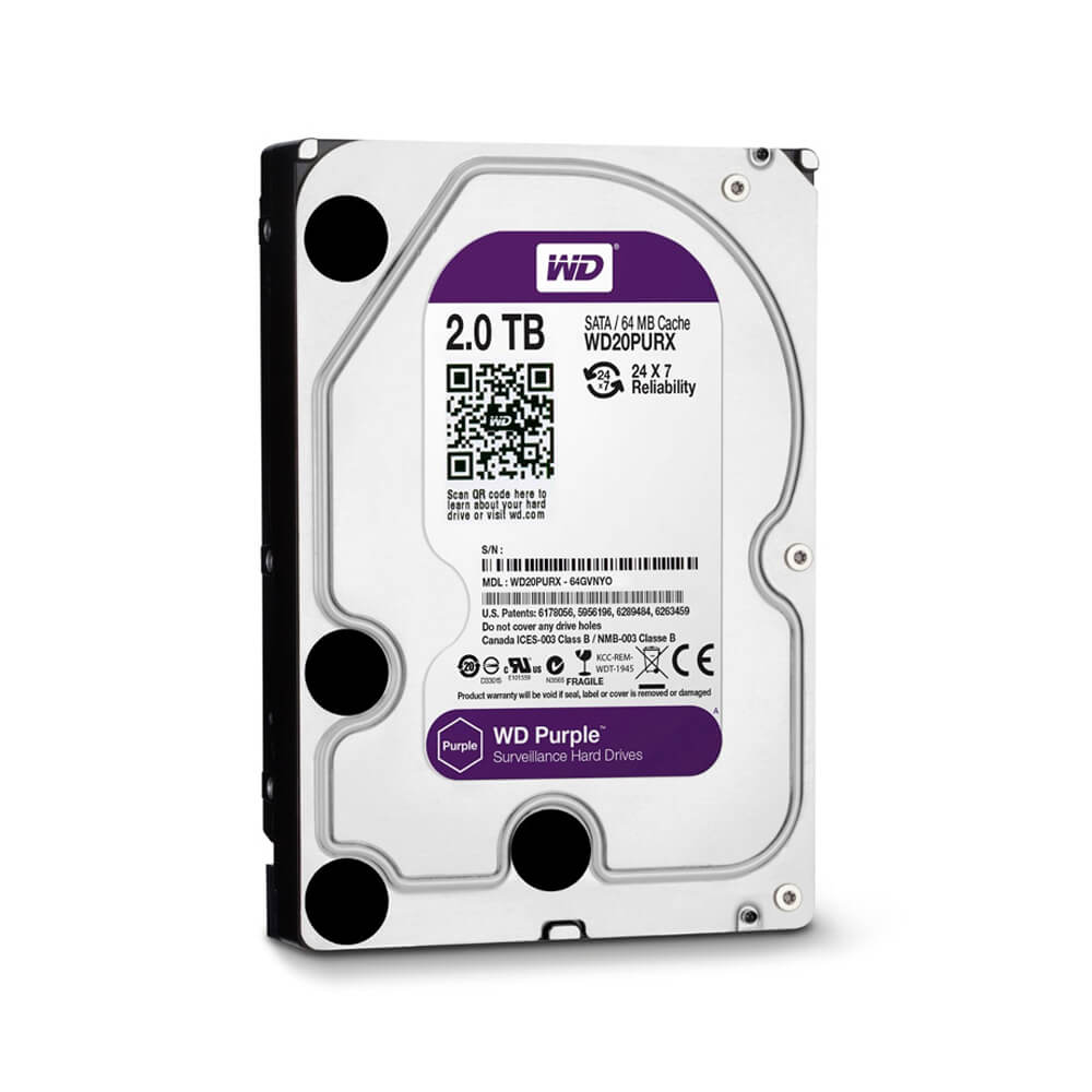 HD DISCO RIGIDO 2TB  SATA 3,5" 5400RPM 64MB WD42PURZ - INTELBRAS