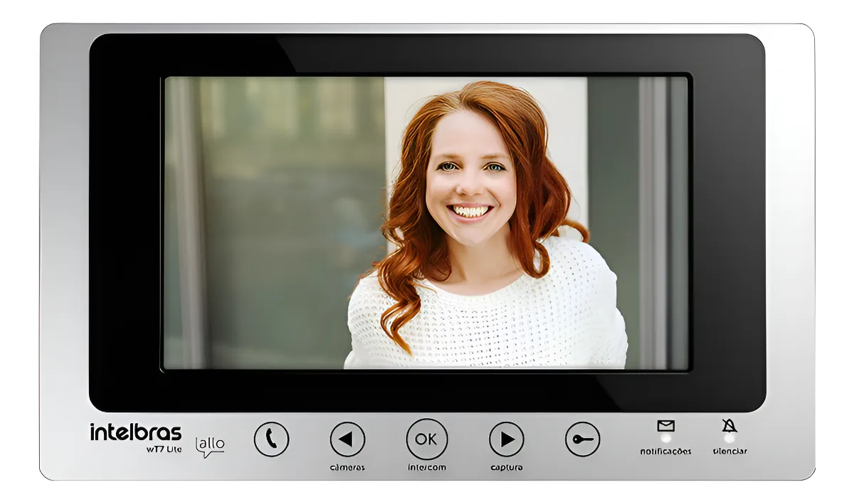 MODULO INTERNO VIDEO PORTEIRO WT7 LITE - INTELBRAS *