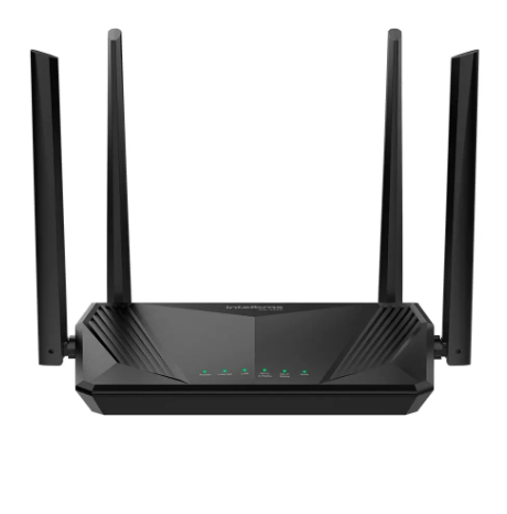 ROTEADOR WIRELESS WI-FI 6 RX 1500 4 ANTENAS ATE 600 MEGA 128 DISPOSITIVOS ATE 140M2 - INTELBRAS*