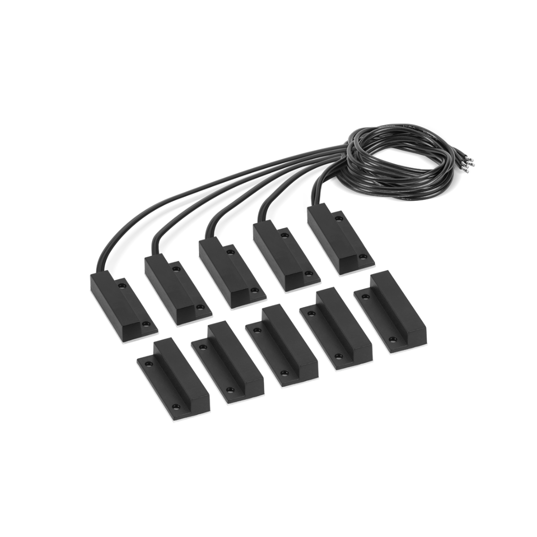 CONJUNTO SENSOR MAGNETICO C/FIO XAS SOBREPOR BLACK-5PC - INTELBRAS