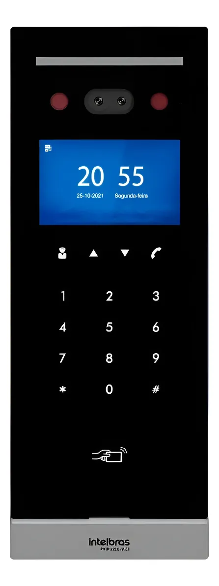 VIDEO PORTEIRO EXTERNO PVIP 2216 FACE - INTELBRAS