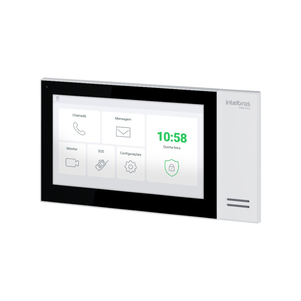 TERMINAL INTERNO VIDEO PORTEIRO IP - TVIP2221 BRANCO - INTELBRAS*