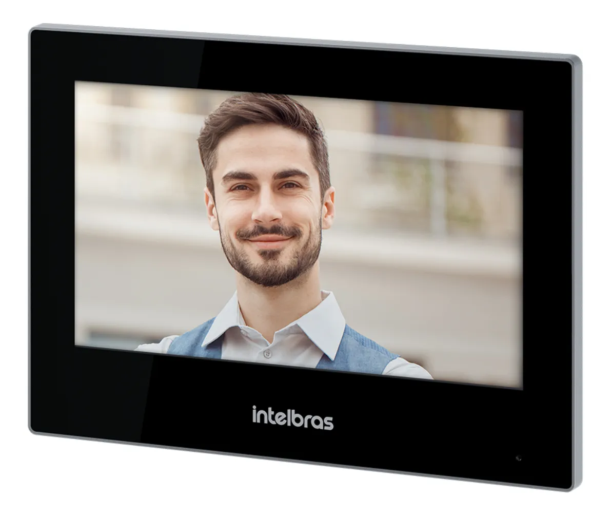 TERMINAL INTERNO VIDEO PORTEIRO IP - TVIP2220 PRETO - INTELBRAS*