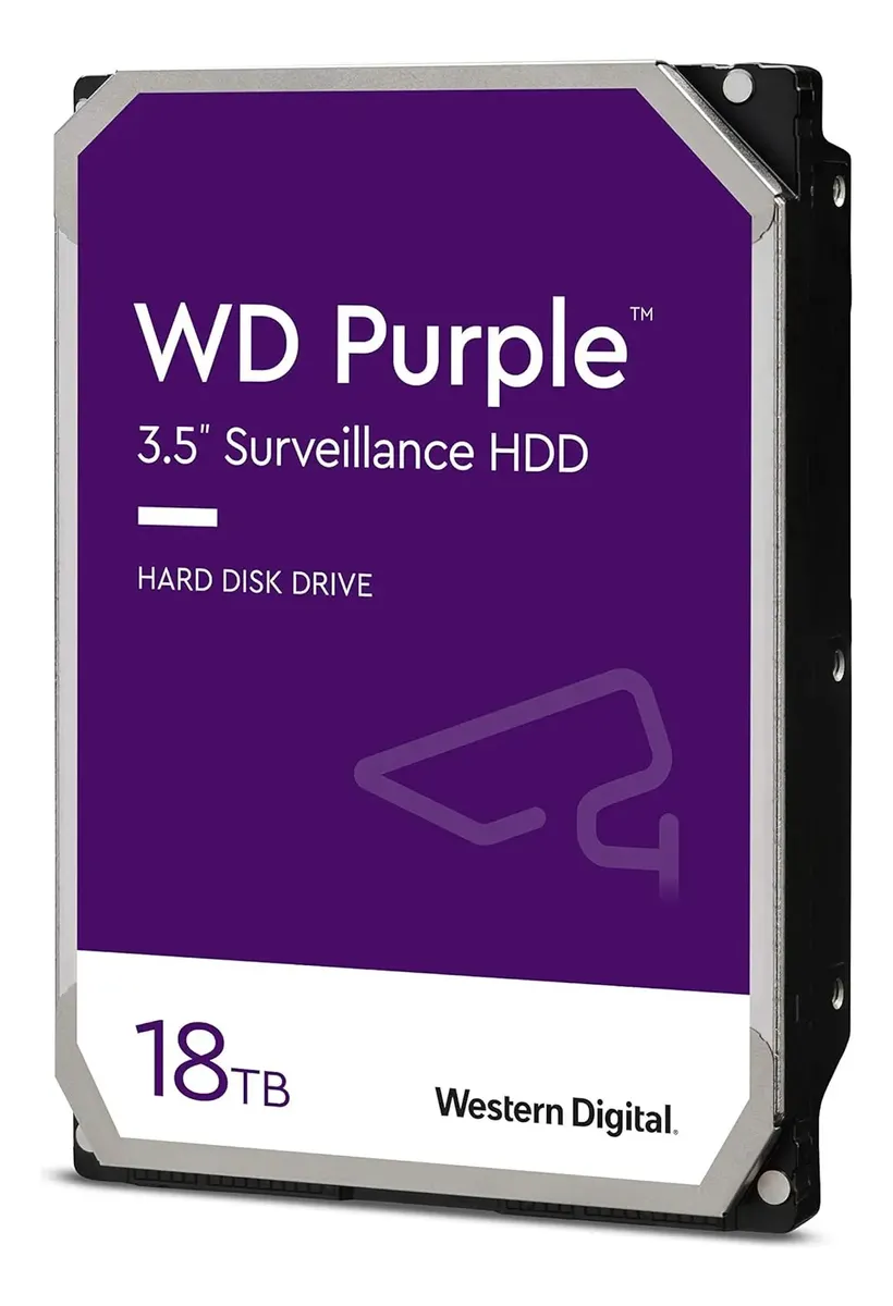 HD DISCO RIGIDO 18TB WD PURPLE 3.5" SATA 3 7200RPM - WD101PURP