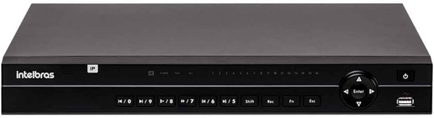 GRAVADOR DIGITAL DE VIDEO EM REDE NVD 1432 AM - 32 CANAIS 4K - ATE 02 HD - LGPD - H265+ - INTELBRAS