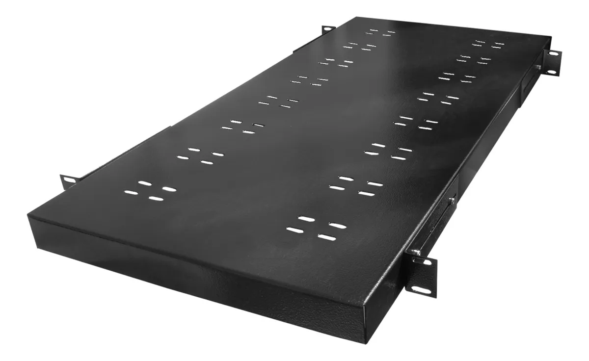 BANDEJA PARA RACK 4 PONTOS 1U X 900MM FIXA PRETA - CONNEXER