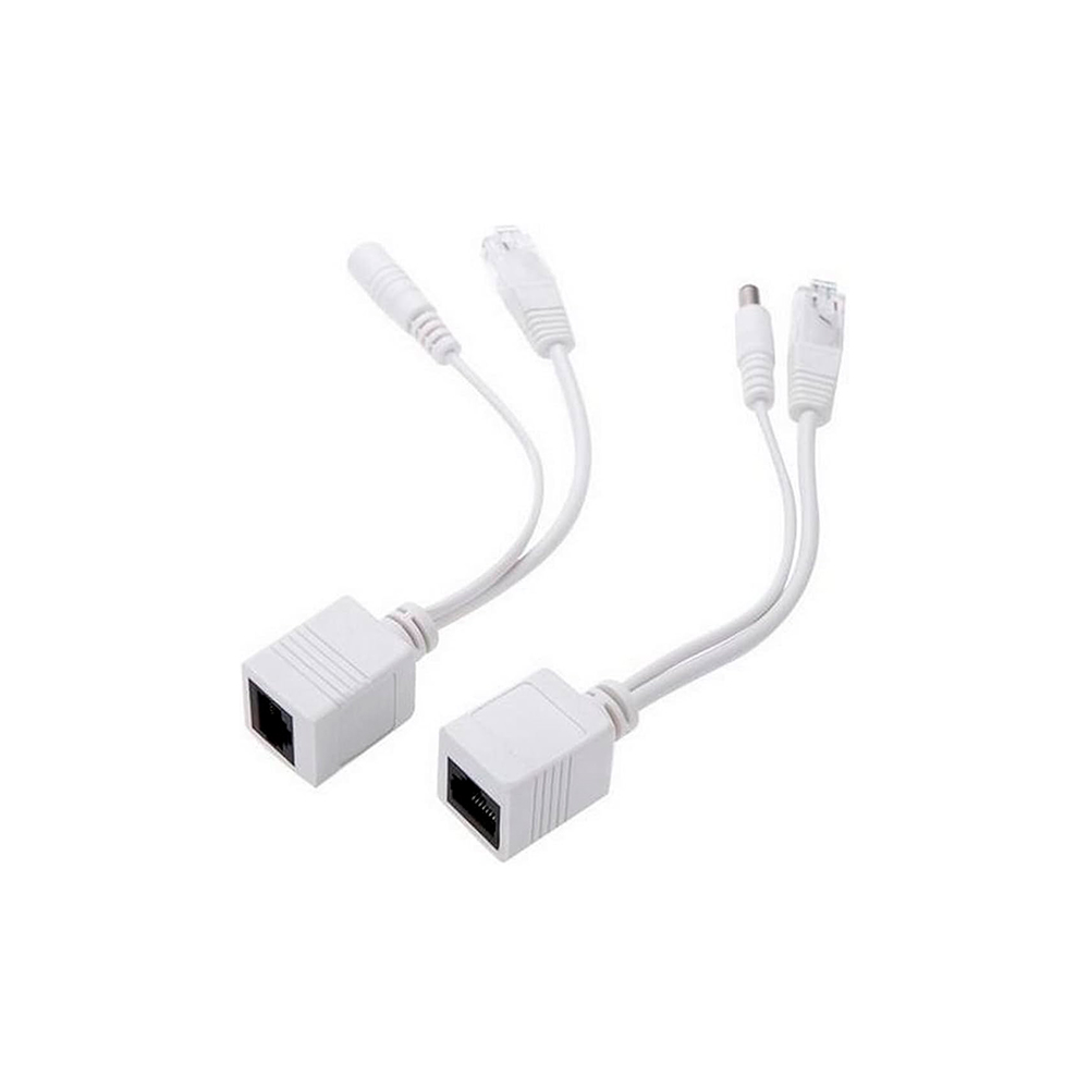 CABO ADAPTADOR POE (MACHO/FEMEA) BRANCO PAR