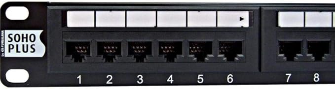 PATCH PANEL - 24 P - CAT.5E - SOHOPLUS