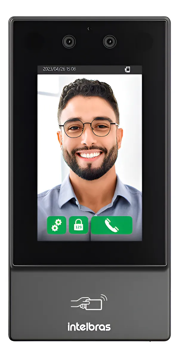 CONTROLADOR DE ACESSO FACIAL SS 3532 MF W - INTELBRAS