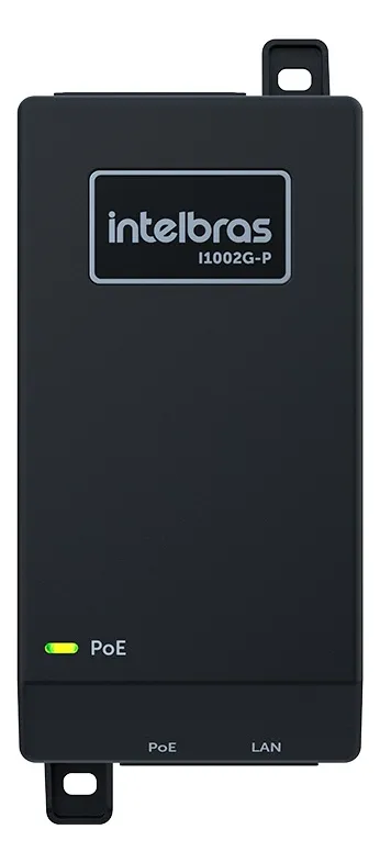 INJETOR POE GIGABITE COM POE 2P I1002G-P FONTE POE - INTELBRAS