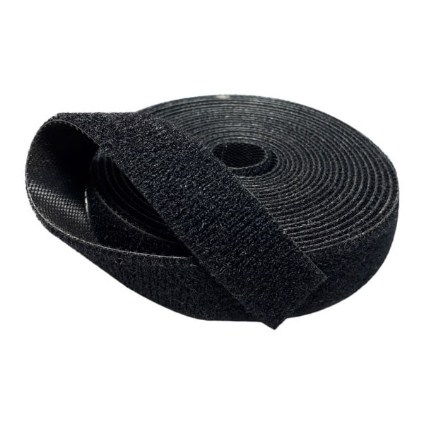 VELCRO DUPLA FACE PARA FIXAÇÃO DE CABOS PRETO 3MTS - HAMMER