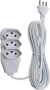 EXTENSAO ELETRICA 3 TOMADAS 2 PINOS 10A 3M BRANCA - EXT 2003 - INTELBRAS*