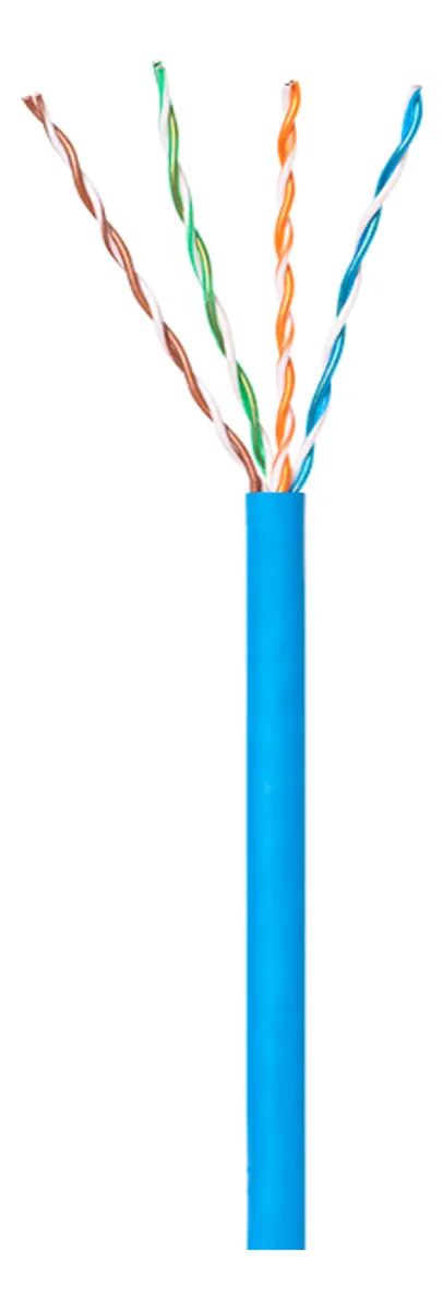 CABO DE REDE LANDUTTI CAT 5E 4PX24AWG CMX 100MHZ AZ CX0305M - CONDUTTI*
