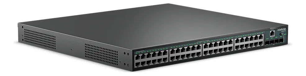 SWITCH GERENCIAVEL 48P + 4P SFP 10000 BASE-X POE S3352G-PB - INTELBRAS