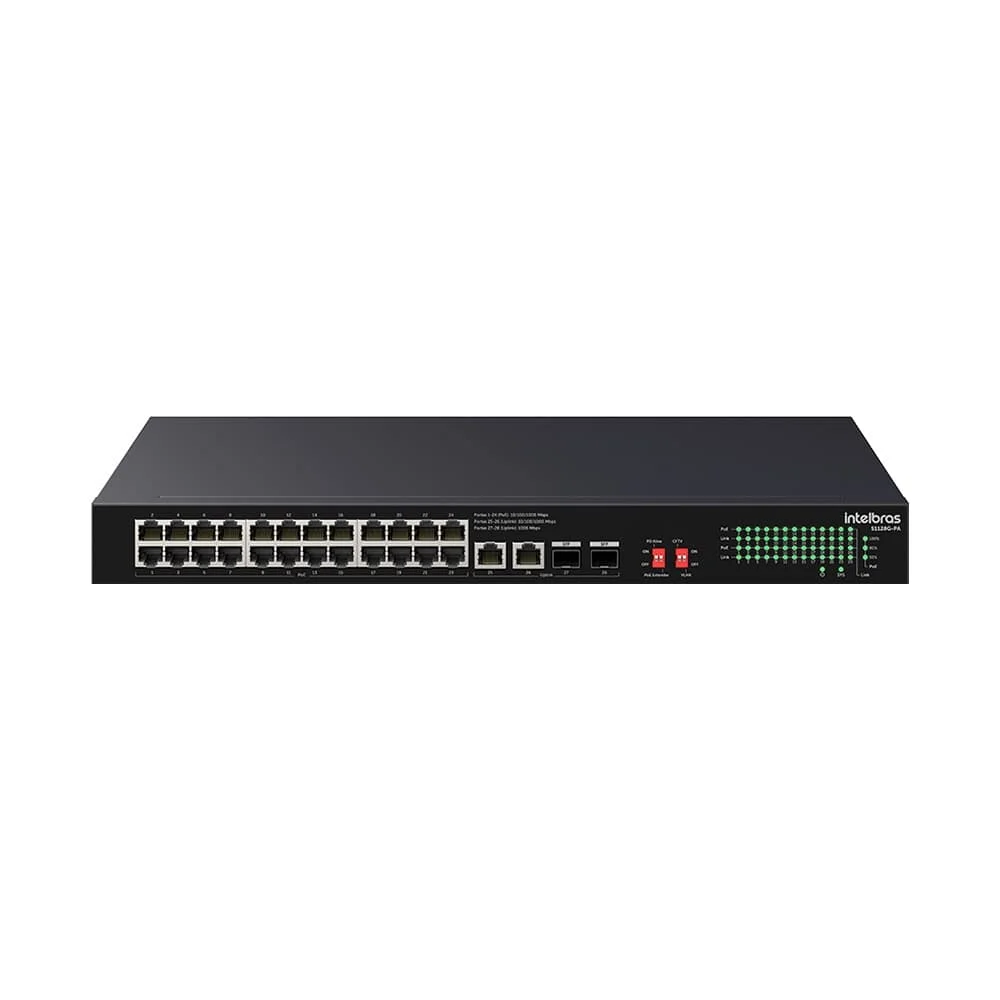 SWITCH NAO GERENCIAVEL POE 20 PORTAS S1120G-PA - INTELBRAS*
