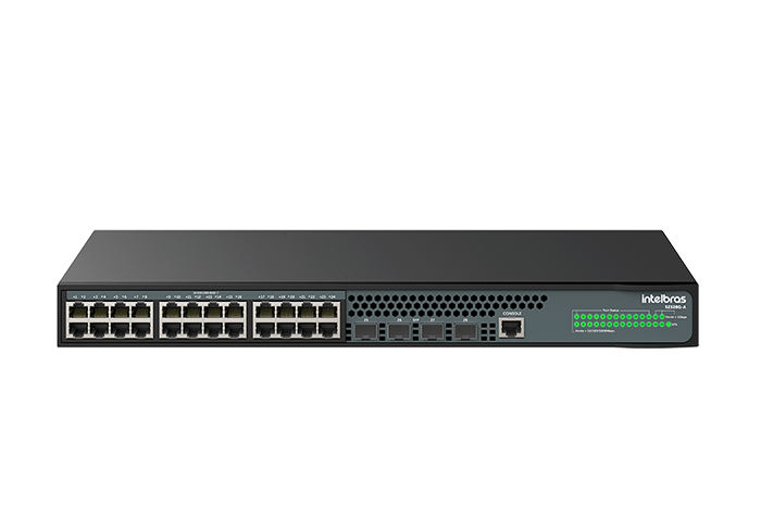 SWITCH GERENCIAVEL 24P + 4P SFP 1000 BASE-X S2328G-A - INTELBRAS*