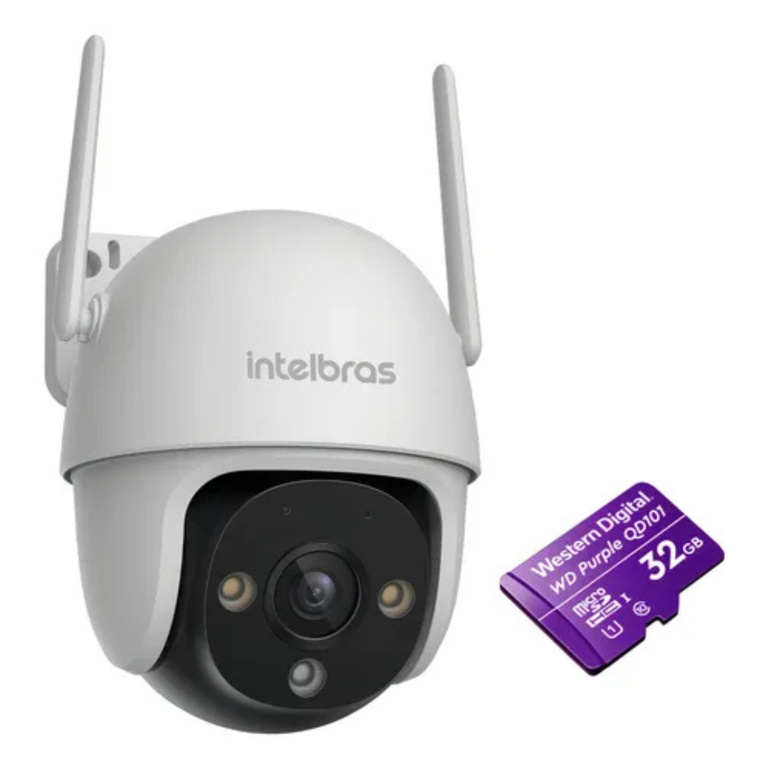 CÂMERA DE VÍDEO WI-FI FULL HD IM7 S FULL COLOR C/ MICROSD 32GB  - AM - INTELBRAS