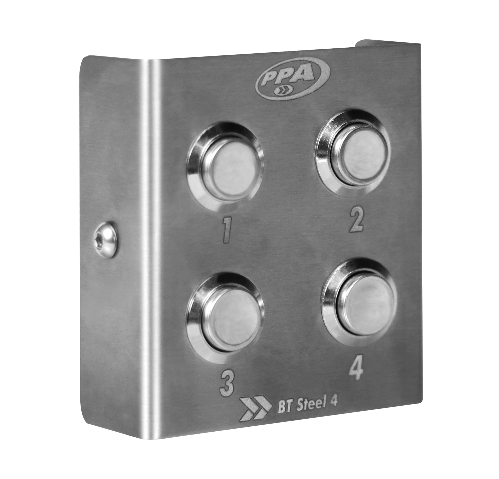 BOTOEIRA BT STEEL 4 BOTOES (INOX) - PPA