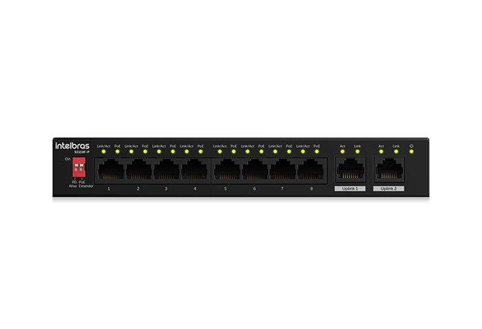 SWITCH NAO GERENCIAVEL 10 PORTAS 100MBPS S1110F-P - INTELBRAS
