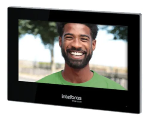 TERMINAL INTERNO VIDEO PORTEIRO TVIP 2220 W PRETO - INTELBRAS*