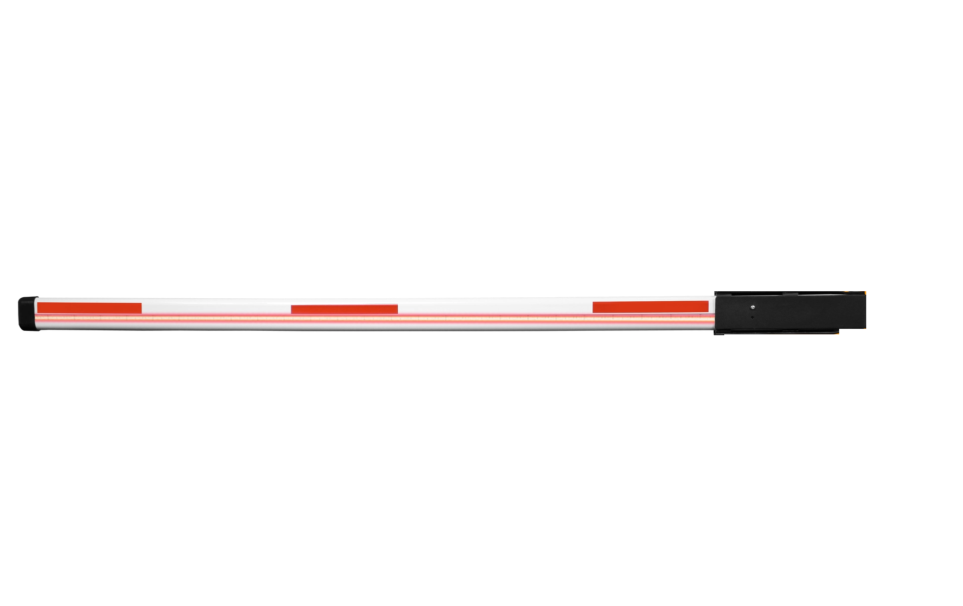 BRACO DA CANCELA BARREIRA SLIM RETANGULAR 3,00MTS BRANCA (LED) - PPA