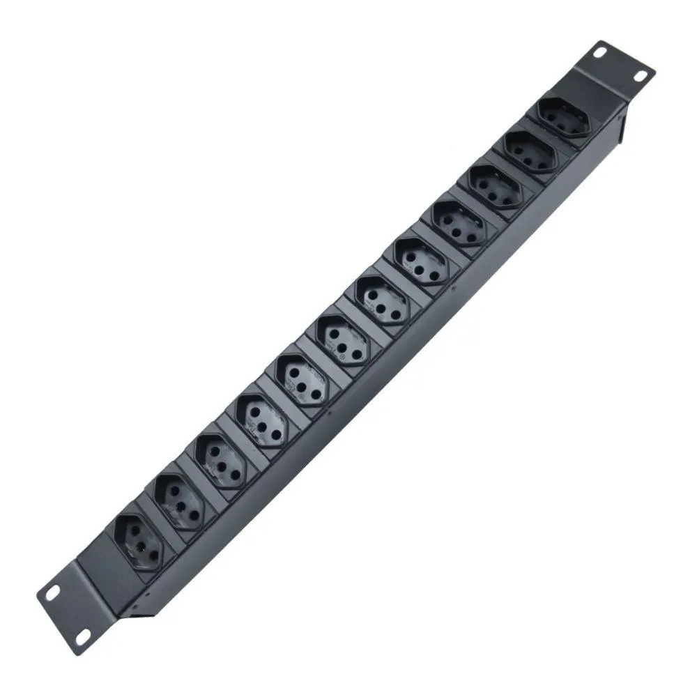 RÉGUA DE TOMADA CALHA ELETRICA 12 X 19 PT 20AMP - CONNEXER