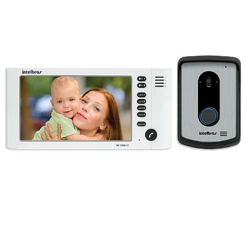 VIDEO PORTEIRO SEM MONOFONE VIVA VOZ IV 7010 HF BRANCO - INTELBRAS*