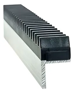 BARRA DE CREMALHEIRA ALUMINIO POP ALUMINIO BRANCA 1,50 MTS - PPA