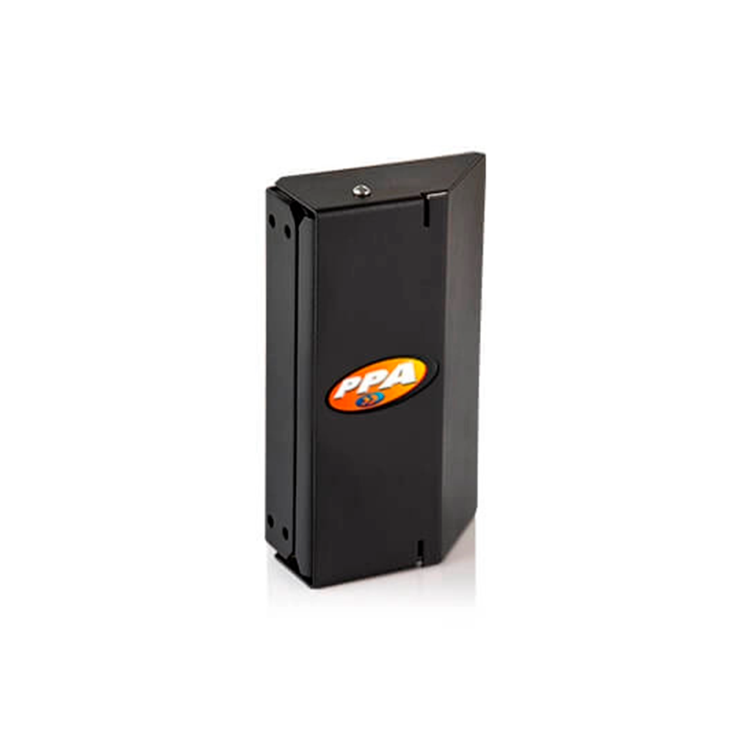 FECHADURA ELETROIMA P150 12V PRETA (COM SENSOR E KIT UNIVERSAL) - PPA