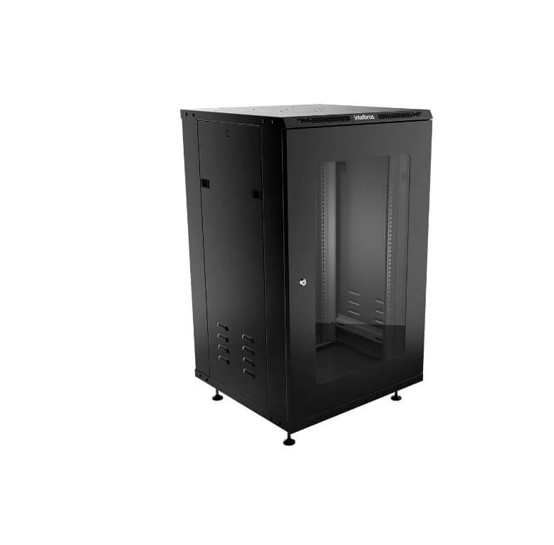 RACK DE PISO DESMONTAVEL 20U 570MM RPD 2057 - INTELBRAS