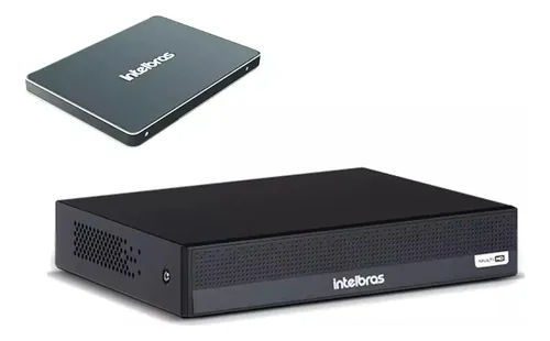 GRAVADOR DIGITAL DE VIDEO DVR COMPACTO MHDX 1104-C C/SSD 512GB 4 CANAIS - AM - INTELBRAS*