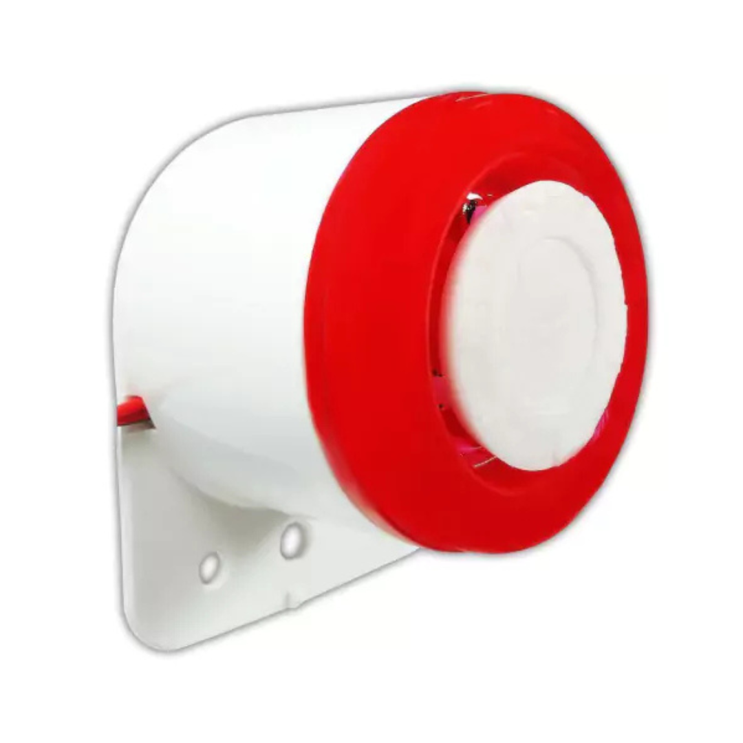 SIRENE COM ILUMINACAO P AREAS EXTERNAS E INTERNAS RESISTENTE AGUA BIVOLT -DNI