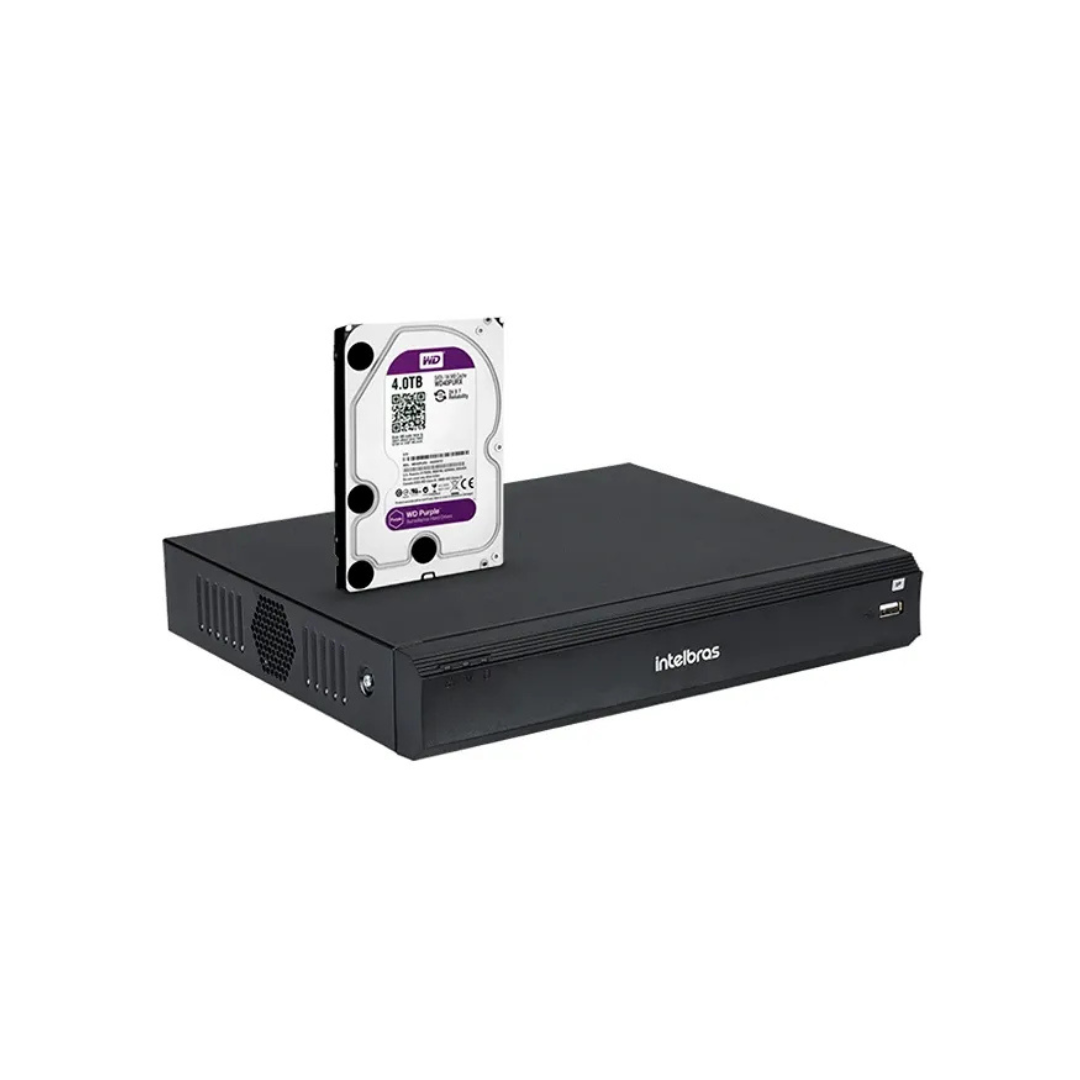 GRAVADOR DIGITAL DE VIDEO NVD 1516-P C/ HD 4TB -16 CANAIS - INTELBRAS