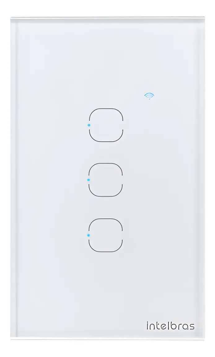 INTERRUPTOR TOUCH WI-FI 3 TECLAS EIW 1003 BR - INTELBRAS*