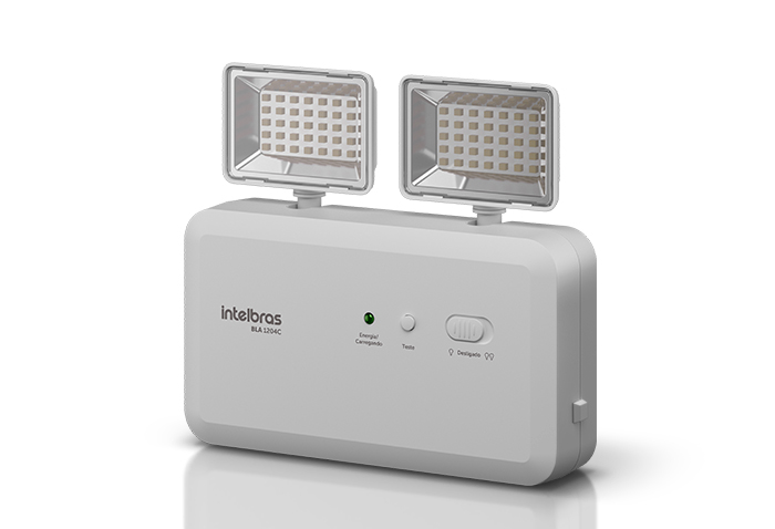 BLOCO DE ILUMINAÇÃO DE EMERGÊNCIA COMPACT BLA 1204C - INTELBRAS*