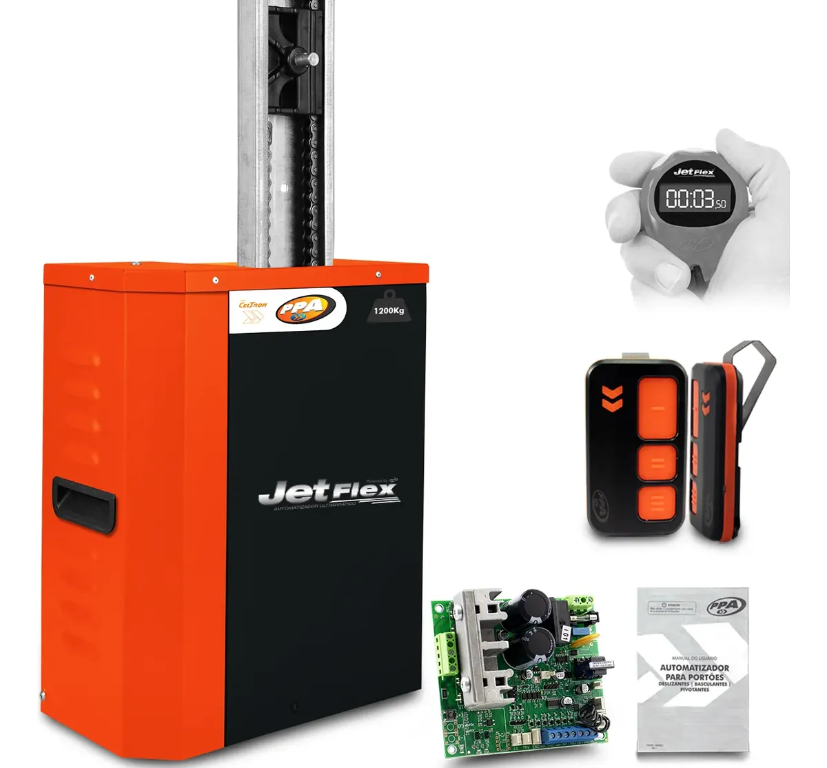 CONJ DESLIZANTE DE CORRENTE DZ VANTAGGIO IND 2000 JETFLEX FULL RANGE CORRENTE GROSSA 8 MTS - PPA
