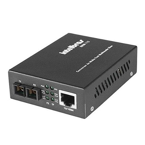 CONVERSOR DE MIDIA FAST ETHERNET MULTIMODO KFM112 INTELBRAS*