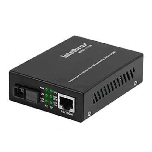 CONVERSOR DE MIDIA FAST ETHERNET MONOMODO KFSD 1120B INTELBRAS*