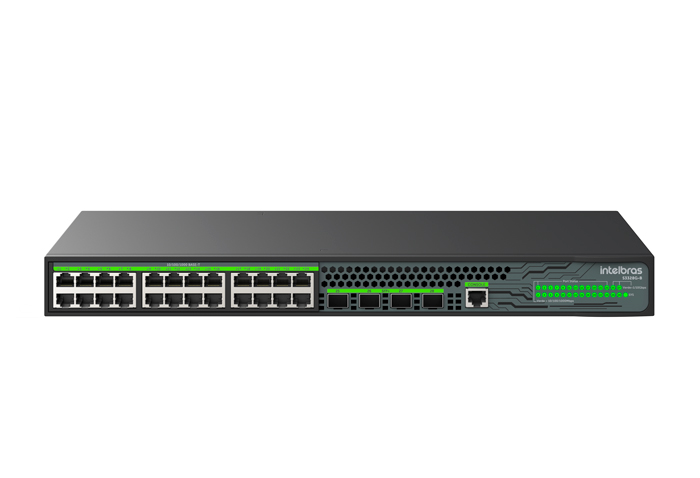 SWITCH GERENCIAVEL 24P + 4P SFP 10000 BASE-X S3328G-B - INTELBRAS*