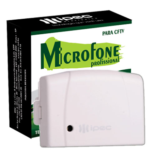 MICROFONE PROFISSIONAL PARA CFTV - IPEC