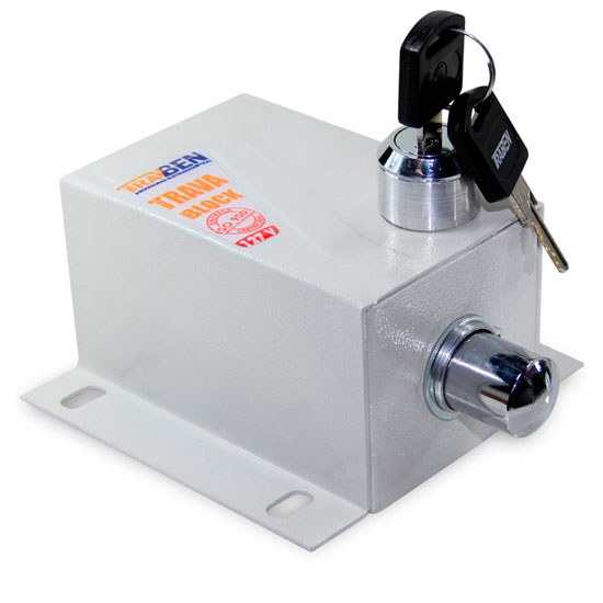 TRAVA ELETROMAGNETICA BLOCK MINI C/TEMPORIZADOR 220V - TRAVABEN