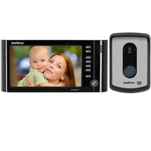 VÍDEO PORTEIRO IV 7010 HF COMPLETO - PRETO - INTELBRAS*