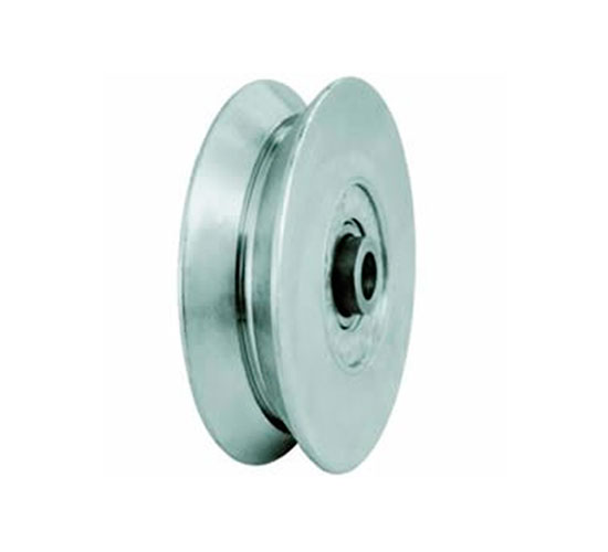 ROLDANA ZINCADA CANAL EM V 2.1/2" X 19,00 MM