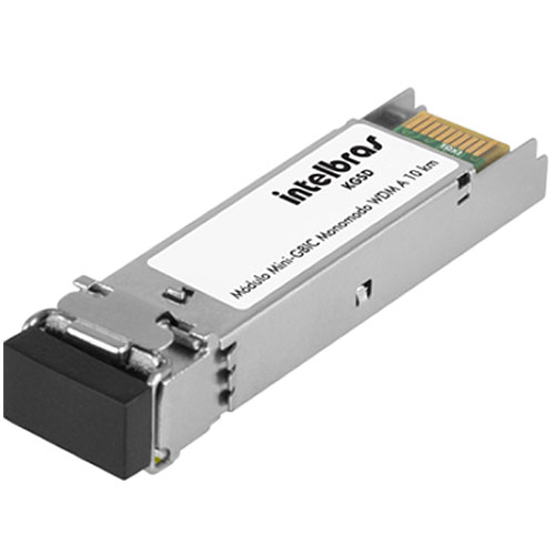 MÓDULO CONVERSOR DE MIDIA MINI-GBIC GIGABIT ETHERNET MONOMODO KGSD 2110A - INTELBRAS*