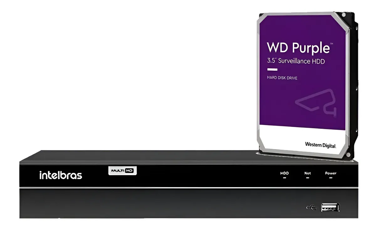 GRAVADOR DIG.DE VIDEO MHDX 1308 C/HD 1TB - AM- INTELBRAS